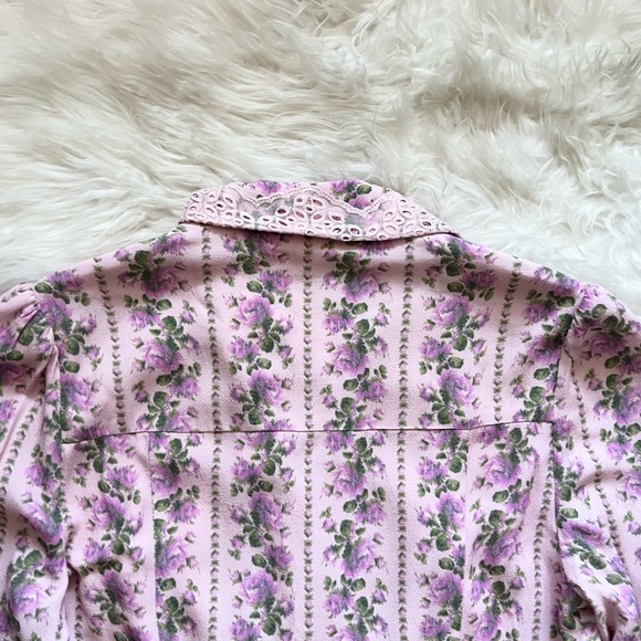 New! LOVESHACKFANCY Moonstone Mini Blazer Dress in Blushing Pink - Picture 13 of 16